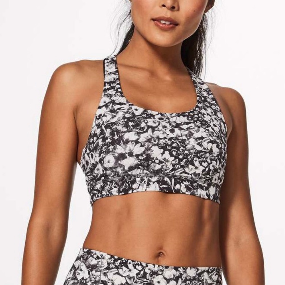 Lululemon Invigorate Sports Bra Mash Up Floral 10 - Picture 3 of 11